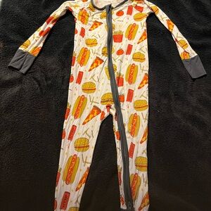 Little Sleepies Fast Food Fun Footie Pajama